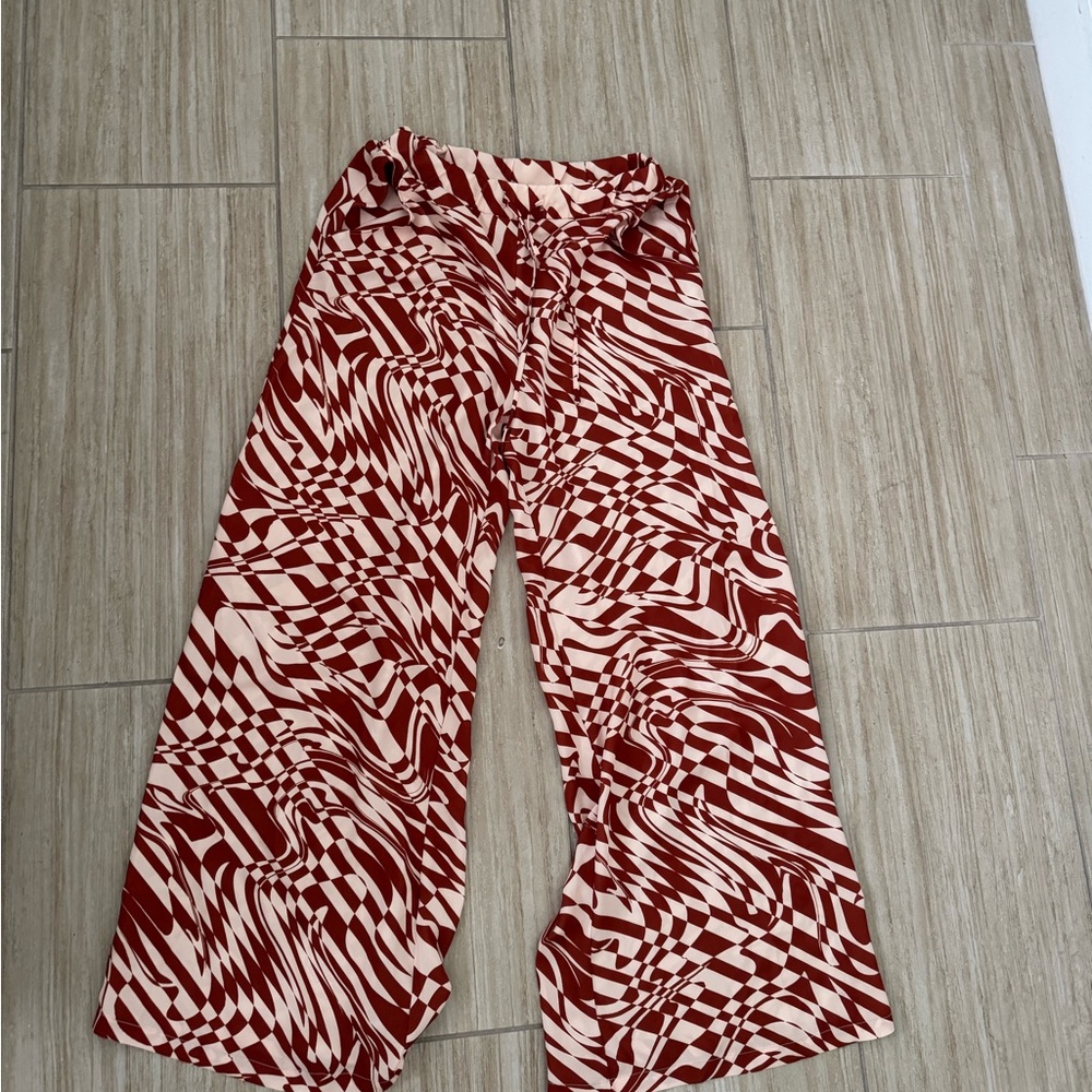 RESA Red and Cream Patterned Garment